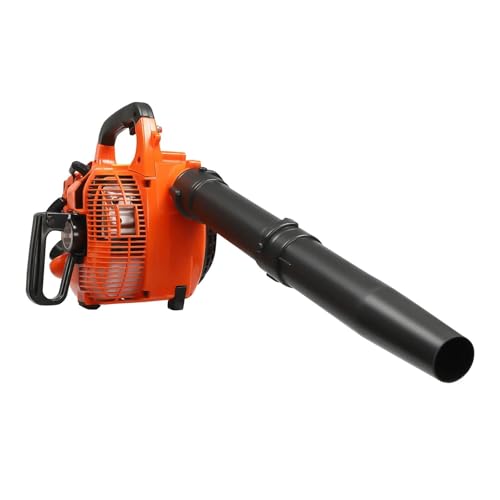 WAFOHSR Souffleur à Feuilles Souffleur De Feuilles Portatif À Essence, 2 Temps, Robuste, Cycle De Nettoyage De Pelouse Commerciale, 7000 TR/Min, 750W Facile à Utiliser