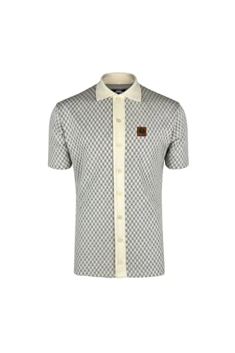 Polo jacquard diamant Trojan TR/9079 vêtement mode homme chic et respirant