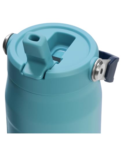 Image of Stanley IceFlow Flip Straw 2.0 Water Bottle 24 oz | Built-In Straw for Travel and Sports | Lightweight and Leak Resistant | Insulated Stainless Steel | BPA-Free | Agave