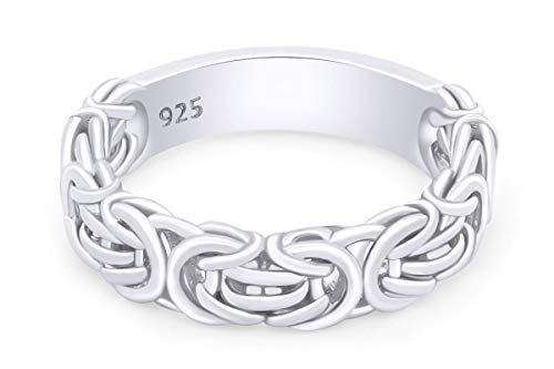 AFFY 14k Gold Over Sterling Silver Byzantine Ring Jewelry For Engagement Wedding Anniversary3