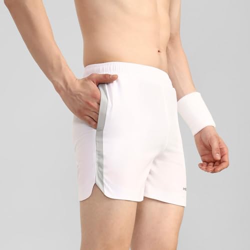 Image of Head HPS-1115 Badminton Shorts for Mens, Colour - White