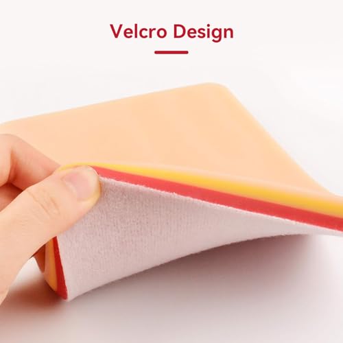 Image of Medarchitect DIY Incision Suture Pad with Hook & Loop Design, for Advance Deep Suture Skill Practice. Replacement - Use Together with MA ASB Device