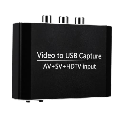 Tarjeta captura video USB 3.0 banapoy convierte S-Video y AV a digital eliminando la distorsión