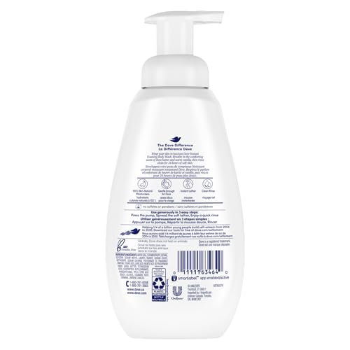 Dove 10011111634647 Instant Foaming Body Wash Shea Butter With Warm Vanilla Pack Of 4 thumb #1