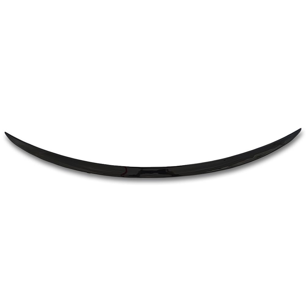 BTFLKAX Car Rear Spoiler for Mercedes-Benz C Class W206 2020- Modified AMG, Rear Trunk Boot Lip Spoiler Rear Wing Body Kits Car Spoiler Rear Splitter Modification Accessories,Piano Black