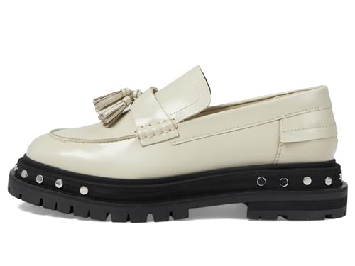 Image of Free People Teagan Tassel Loafers for Women - Sleek Leather Upper - Lugged Platform Sole - Synthetic Outsole