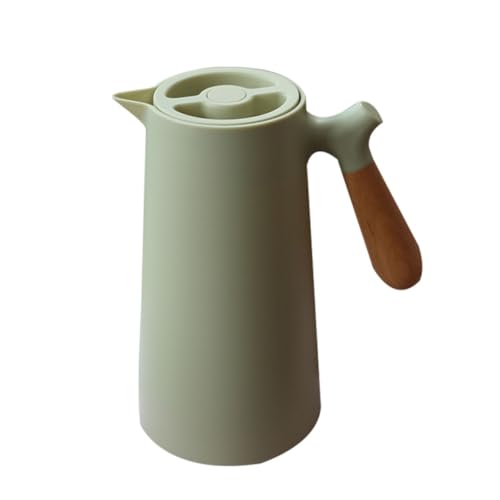 Gatuida 1 Termo Grande De Color Verde Azulado Con Aislamiento Constante Ideal Para Bebidas Frías Y Calientes Con Revestimiento De Plástico Y Vidrio