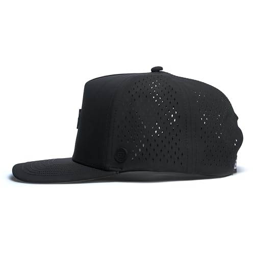 Image of BRIMZ Golf Performance Hat - Tee Holder & Magnetic Brim - Breathable Sweat & Water Resistant Golfing Snapback Cap