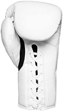 Fighting Certified Pro Fight Gloves - Lace Up Boxing Gloves for Competition, Sparring, Training & Bag Work