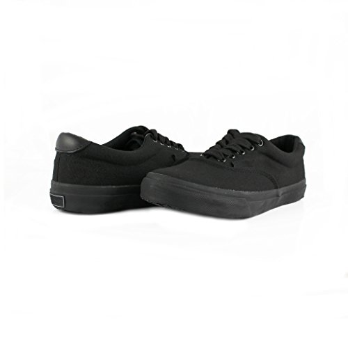 Townforst Cheryl Slip Resistant Black Sunbrella Water Resistant Non Slip Waitress Shoes 7.5
