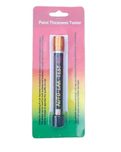 Image of Car Paint Tester, Magnetic Coating Thickness Gauge for Automotive, Portable Paint Thickness Measurement Tool with Color-Coded Assessment, Manual Operation for Vehicle Inspection