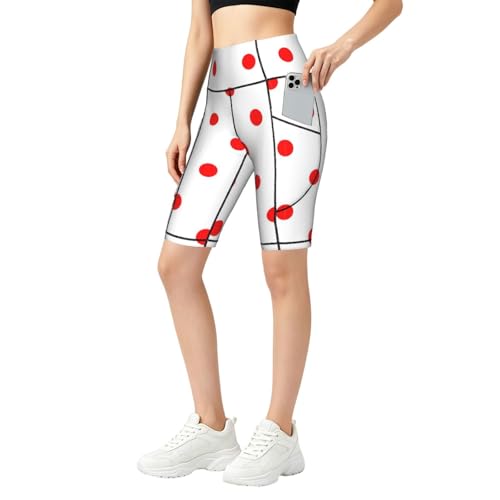 Short de sport taille haute anti-frottement avec poches intégrées