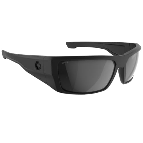 Spy Optic Men's Dirk Ansi Rectangular Sunglasses, Matte Black Happy Photochromic, 644