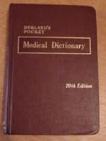 Dorland's Pocket Medical Dictionary B000XVRF3G Book Cover
