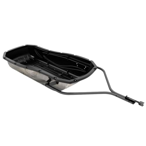 Pelican Trek Sport 68 - Utility Sled Comes with Set of Runners Tow Hitch and Travel Cover - Carry Up to 500 lb - Granite/Black