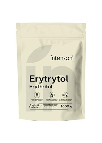 Eritritol 1 kg | Edulcorante 100% natural | Vegano | Edulcorante granulado | Alternativa al azúcar | Apto para diabéticos (El empaque puede variar)