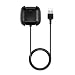 Produktbild Ladeklemme Ladegerät USB Ladegerät Charging Kabel Dock Cradle für Fitbit Versa Lite, Schwarz 100cm Lang Ladegeräte Dock USB Ladegerät-Kabel Halter für Batterieladestation