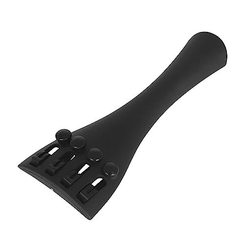 QIEIEI Carbon Fiber Violino Tailpiece with 4 Fine Tuners Violin Composite Tailpiece for 4/3 4/4 Violin Accessories