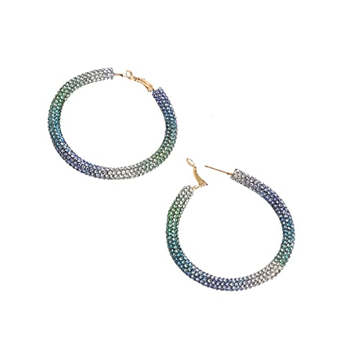 Image of SOHI Hoop Earring For Women and girls, Indo-western Earrings, Fashion Accessories, jewellery for women, Fancy earrings, artificial earrings for ladies