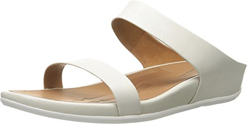 FitFlop Women's Banda Slide Dress Sandal, Urban White, 7 M US