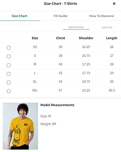 Image of The Souled Store|Men & Boys Official Round Neck Minions How About No Graphic Printed|Half Sleeve 100% Cotton|Yellow Color T-Shirts