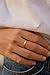 APRIYA FASHION JEWELLERY Wedding Bands Ring for Women Men Rose Silver Gold Polished Slim Engagement Promise hammered design Rings Comfort Fit (Size 6.5)
