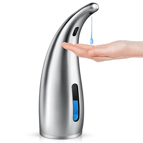 LIXIVES Automatic Soap Dispenser, 300ml/10.2oz Touchless Soap Dispenser, Auto Dish Soap Dispenser with IP67 Waterproof, Auto Sensor Liquid Soap Dispenser for Kitchen Bathroom Hotel Restaurant.