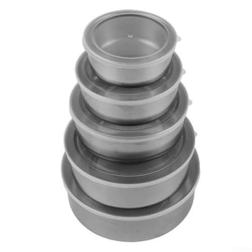 Set de 5 Tazones de Acero Inoxidable para Cocina miniatura 4