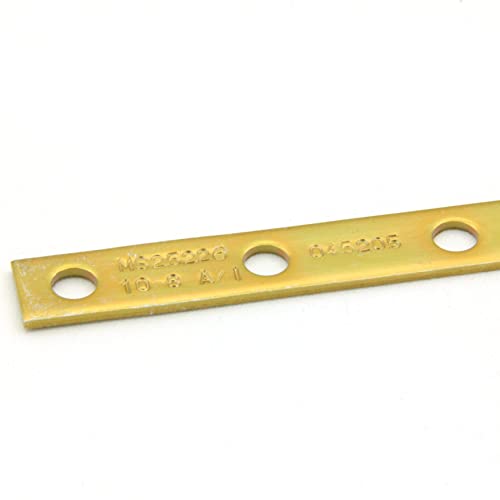 Cadmium Plated Copper Bus Bar, 8 Terminal for #8 Screws, 50 Amp Rating, Meets Mil Spec: MS25226 Military Standard. Great for Aerospace, Marine, Industrial, and The Serious Hobbyist.