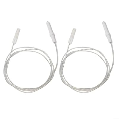 Evenoonest 2PCS Gas Stove Ignition Electrode With 900Mm Wire, Ceramic Spark-Plug, 15000V High Voltage Ignitor For Range Cooker Replacement Parts(40mm)