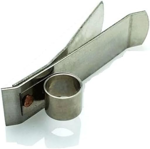 5pcs Stainless Steel Spring Clamp Carbon Brush Holder - Durable Compression Clip Circlip for Generators and Workshops(25x60mm)