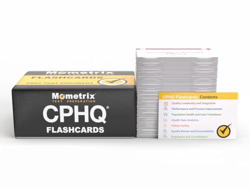 CPHQ Study Cards 2026-2027: CPHQ Certification Review and Practice Test Questions for the Certified Professional in Healthcare Quality [Full Color Cards]