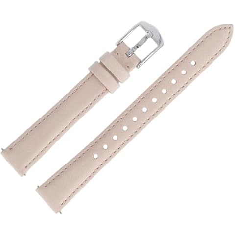 Fossil 14 mm Pink Leather Watch Strap Cover