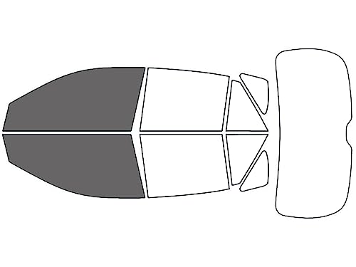 Rvinyl Window Tint Kit Compatible with Lexus Rx 2004-2009 - Front Precut Kit - 35%