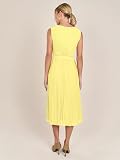 APART Fashion Damska sukienka plisowana midi, Vanilla, 34