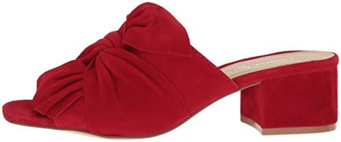 Chinese Laundry womens Marlowe Slide Sandal, Rebel Red Suede, 6.5 US | Image 7