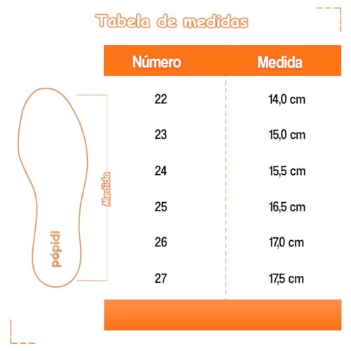 Sandalia Papete Menino Nº 22 ao 27 Calce Facil Moda Infantil 15.09i (Marinho-Vermelho, BR, Criança d
