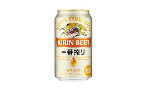 ビール キリン 一番搾り 350ml 24本 福岡工場産 お酒 キリンビール 生ビール ギフト 内祝い ケース 一番搾り麦汁 麦100% すみきった味わい