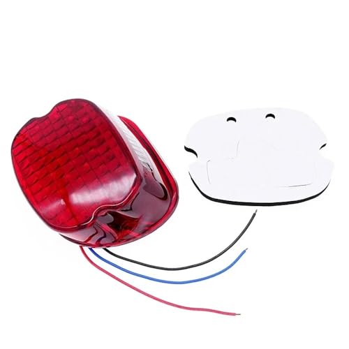 Luz trasera universal para evitar alcances en carretera para motos Dyna y Sportster