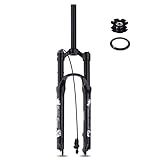 Forcella anteriore ad aria per bicicletta, forcella ammortizzata per mountain bike, escursione: 120 mm