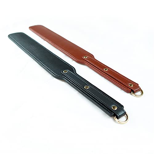 Lederen hand shot zwart dubbele partij prestatie rollen spelen paar speelgoed (Color : Black) - Afbeelding 4