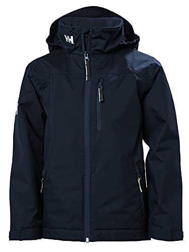 Helly-Hansen Junior Crew Midlayer Waterproof Quick Dry Lined Sail and Rain Jacket