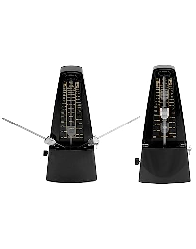 QWORK® Mechanical Metronome With Bell, Volume, Speed Adjustment, for Piano Electric Guitar, Bass, Violin, Drums - Image 2