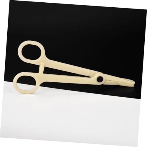 VALICLUD 5 Stück Teiliges Einweg piercing zangen aus Kunststoff Runde Klemmen Professionelle Sterilisierte Piercing forceps für Lippen Nase Bauchnabel Augenbrauen Einfaches Schmerzarmes