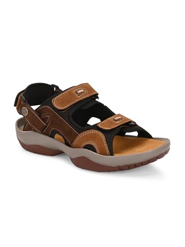 Image of BELLION Sports Sandals for Men | Comfortable & Lightweight | Flexible & Breathable | Anti-Skid Footwear for Trekking, Hiking & Outdoor
