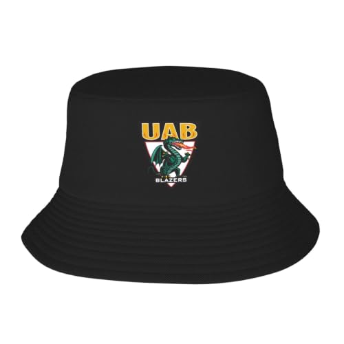UAB Blazers Fashion Beach Caps Sun Cap Adult Fisherman's Hat Black