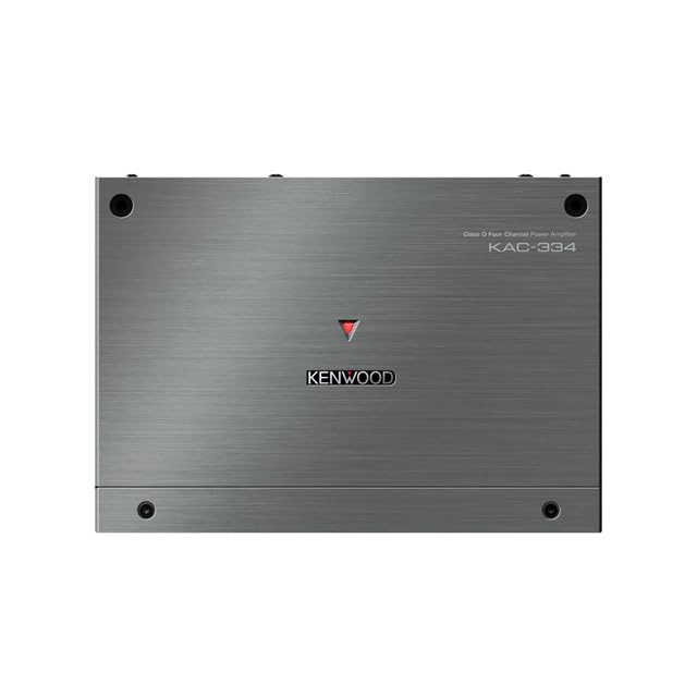 KENWOOD KAC-334 Class D 4-Channel Power Amplifier –...