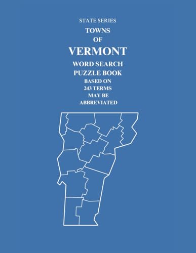 Towns of Vermont: Word Search Puzzle Book