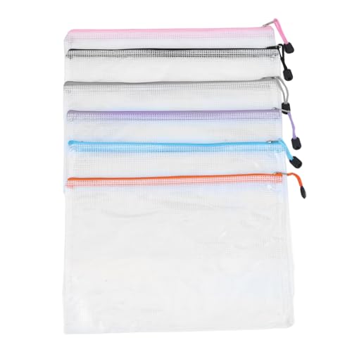 Pochette Zippée Étanche en Maille PVC pour Protéger vos Fournitures