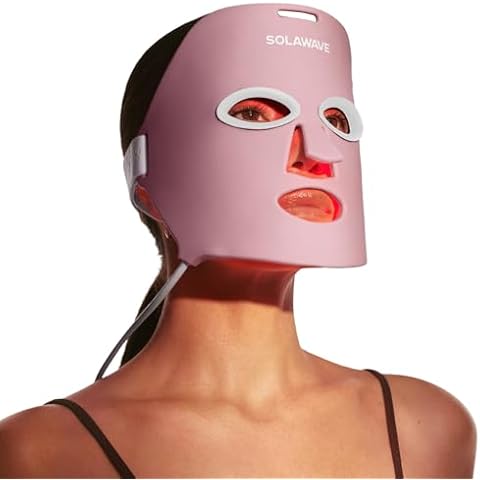 SolaWave Wrinkle Retreat Light Therapy Face Mask | FDA Cleared Red and Infrared Light Mask to Rejuvenate & Firm Skin | 10 Minute Anti-Aging Treatment Cover
